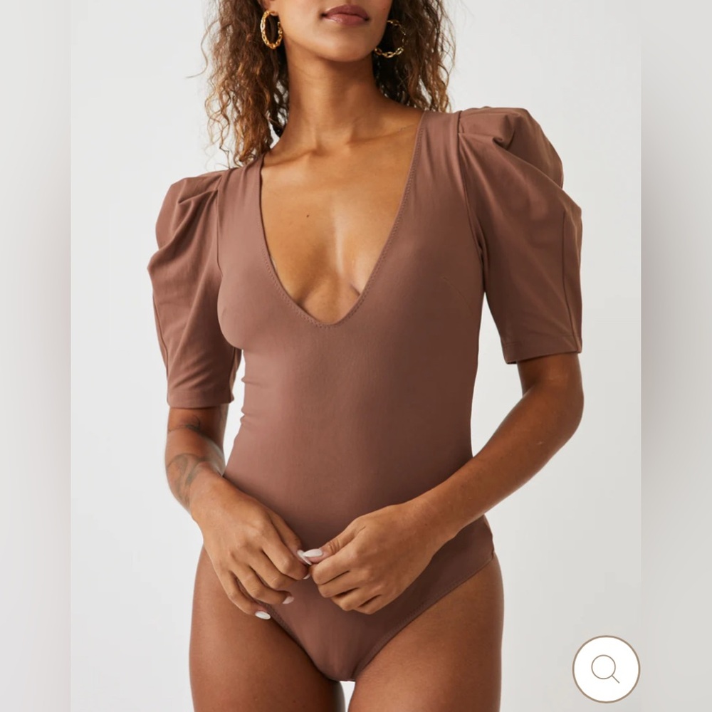Free People Bodysuit Intimately Va Va Voop SS